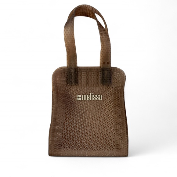 Melissa Woven Brown Tote - Picture 1 of 5